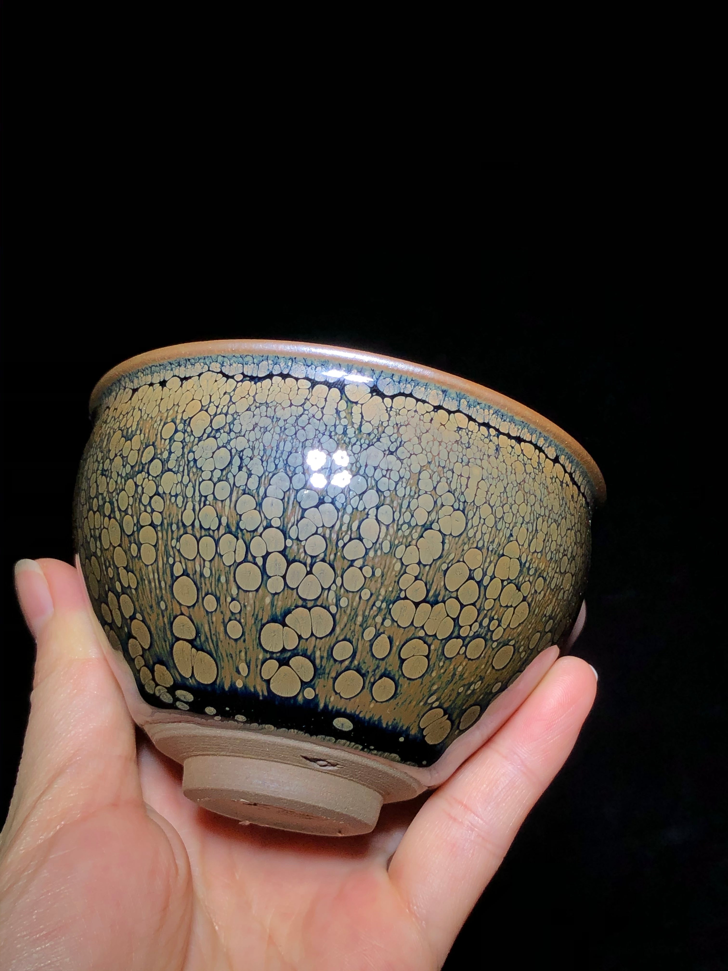 金鹧鸪 Golden Partridge Spot建盏 Jian Ware/Jian Zhan Tea bowl / Whiskey Cup